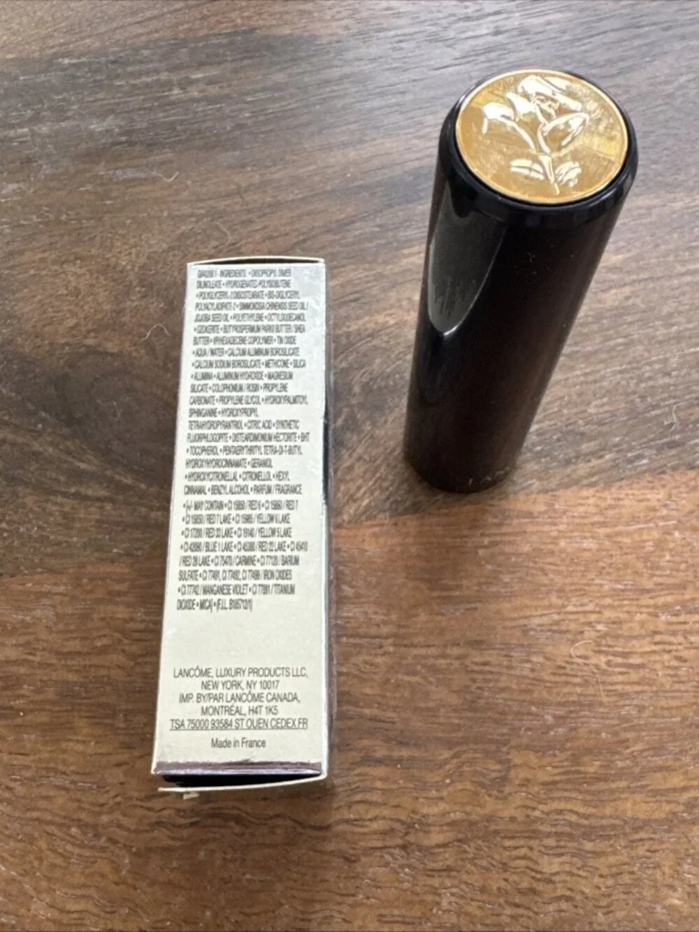 LANCOME L'Absolu Rouge Lipstick #264 PEUT-ETRE Sheer Hydrating Lip Color NIB